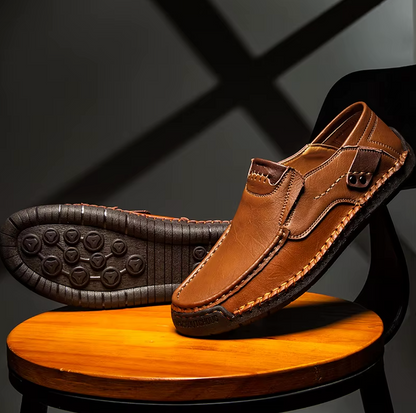 Mocassins Homme en Cuir - Finition Artisanale