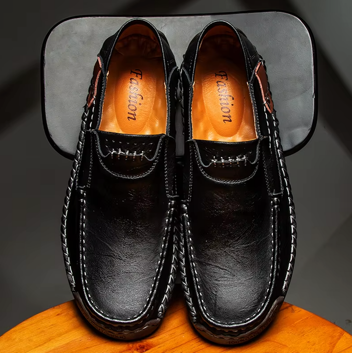 Mocassins Homme en Cuir - Finition Artisanale