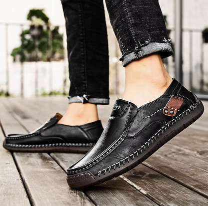 Mocassins Homme en Cuir - Finition Artisanale