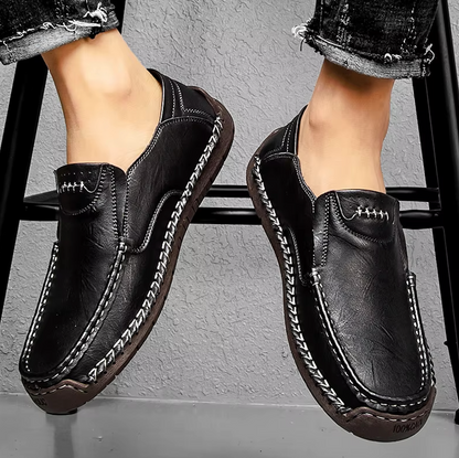 Mocassins Homme en Cuir - Finition Artisanale