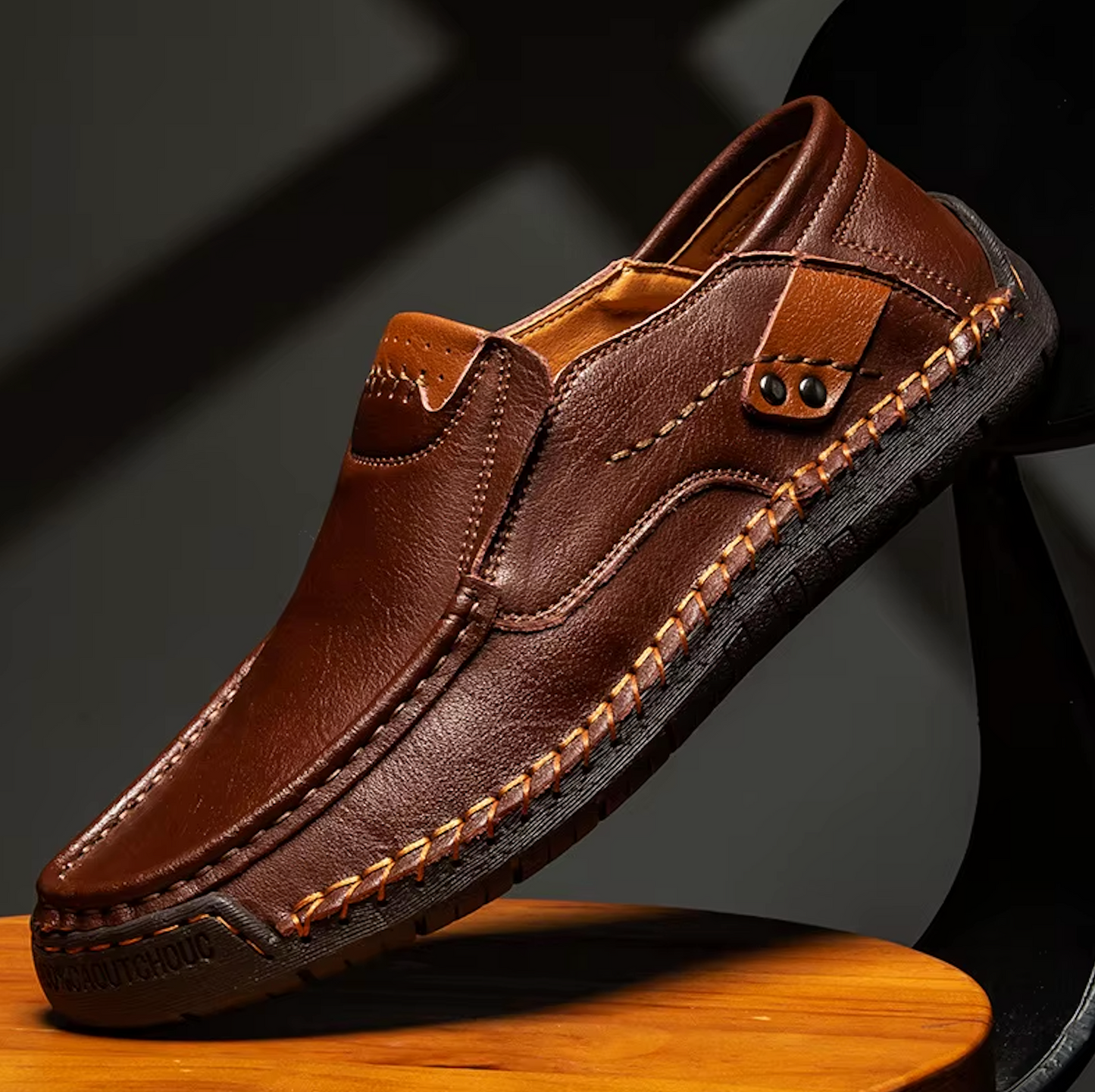 Mocassins Homme en Cuir - Finition Artisanale