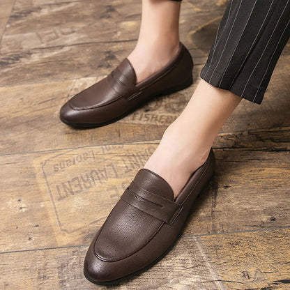 Mocassins Homme en Cuir Grainé - Confort et Style