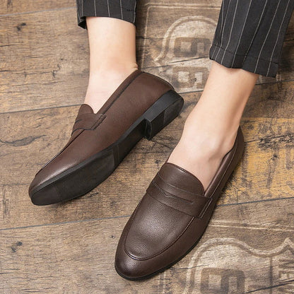 Mocassins Homme en Cuir Grainé - Confort et Style