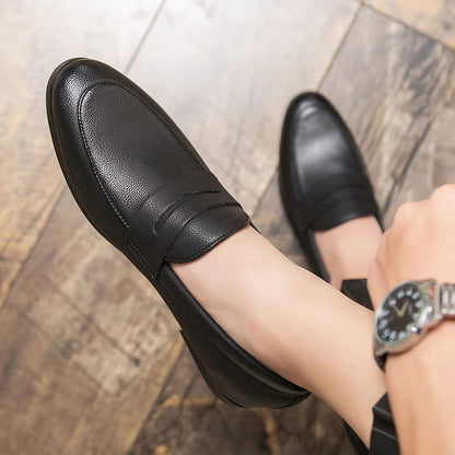 Mocassins Homme en Cuir Grainé - Confort et Style