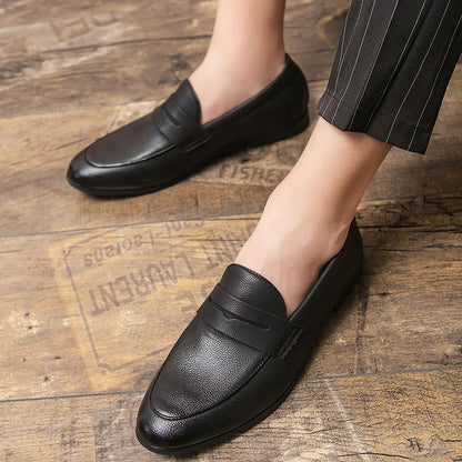 Mocassins Homme en Cuir Grainé - Confort et Style