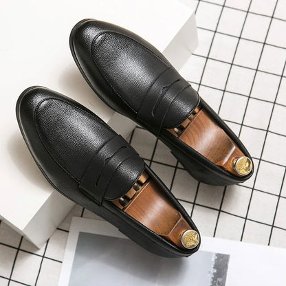 Mocassins Homme en Cuir Grainé - Confort et Style