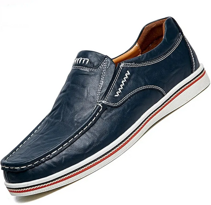 Mocassins Homme en Cuir Sportif Classe