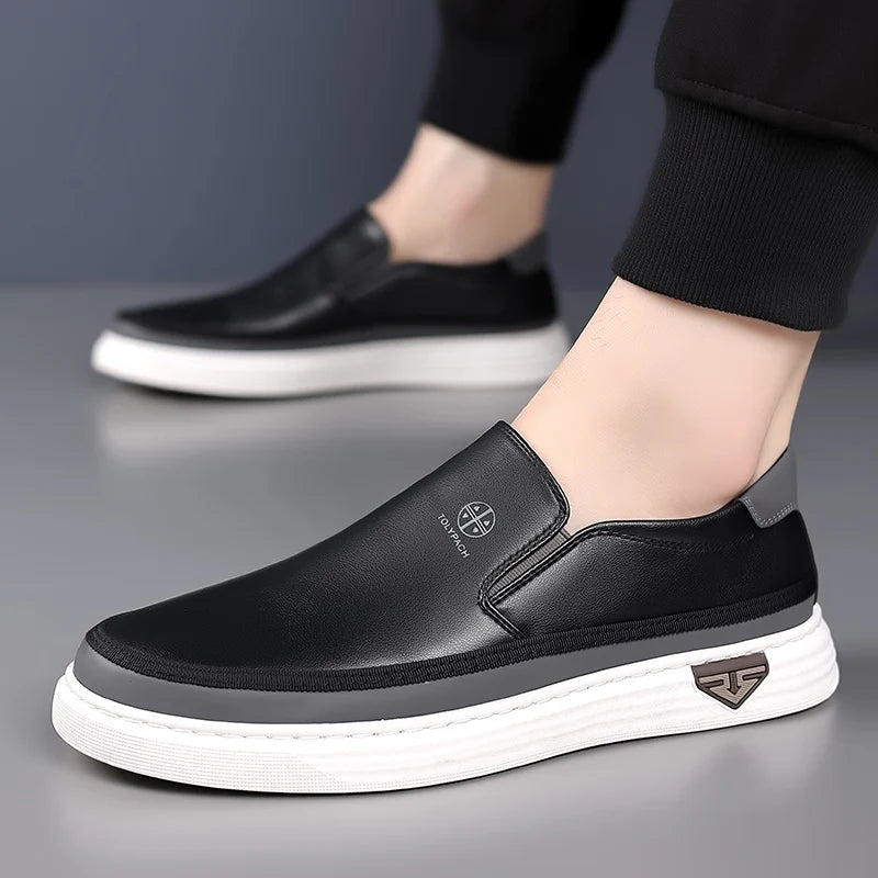 Mocassins Homme en Cuir Sportwear