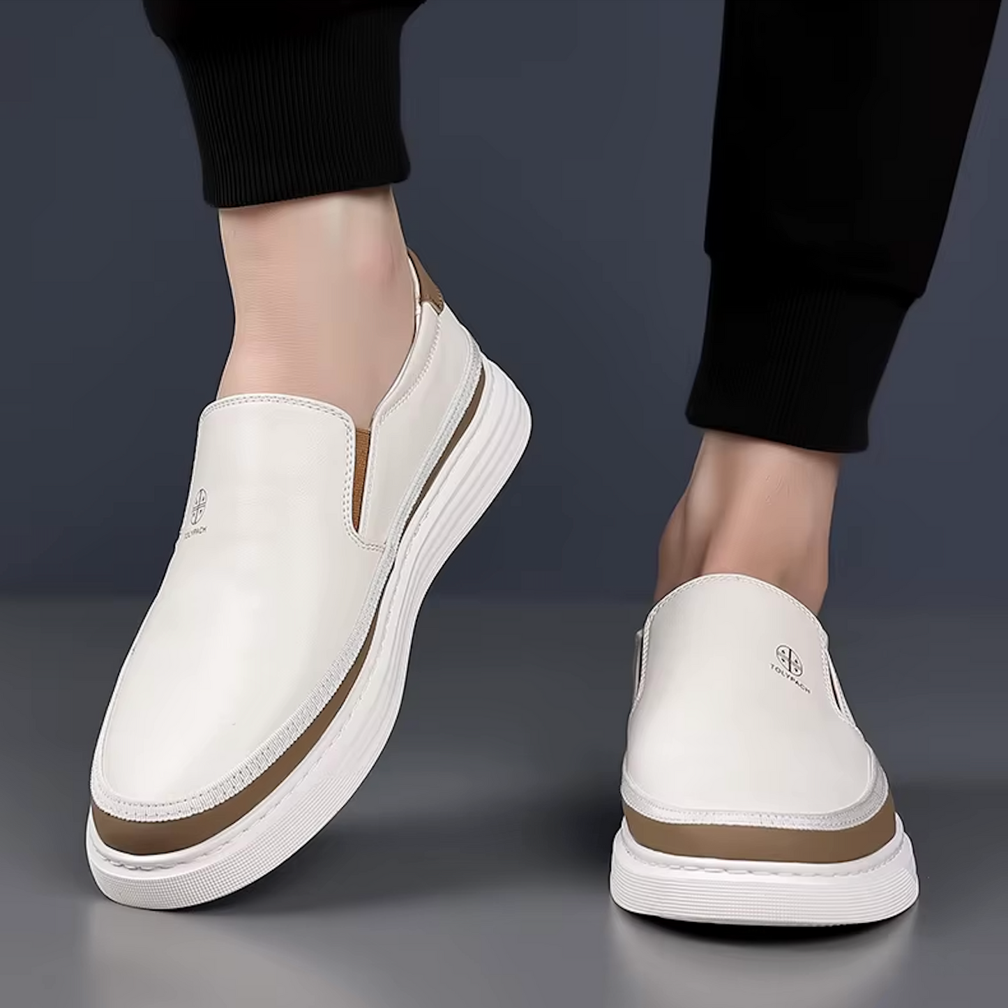 Mocassins Homme en Cuir Sportwear