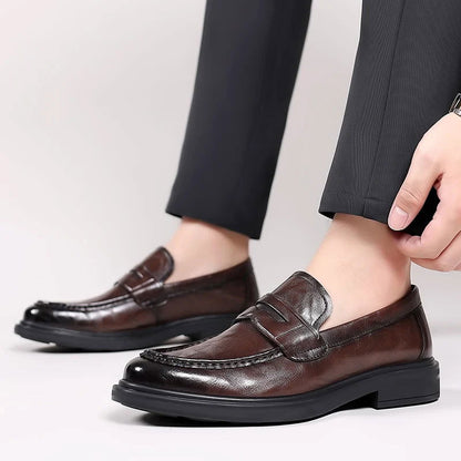 Mocassins Homme en Cuir Verni
