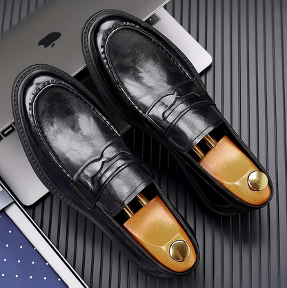Mocassins Homme en Cuir Verni