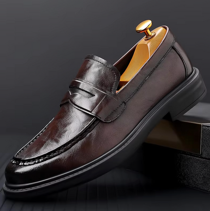 Mocassins Homme en Cuir Verni