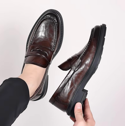 Mocassins Homme en Cuir Verni