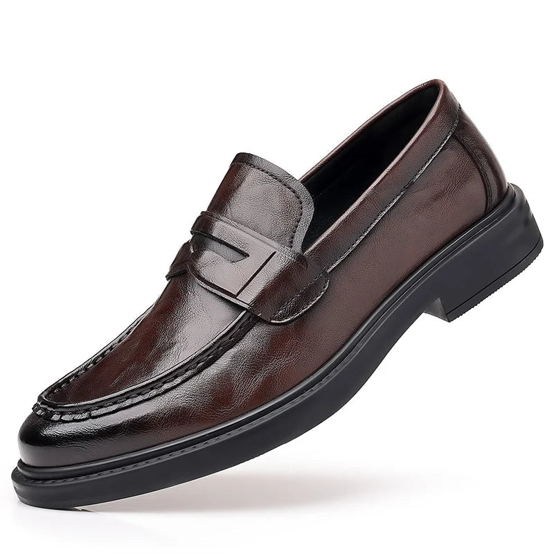 Mocassins Homme en Cuir Verni