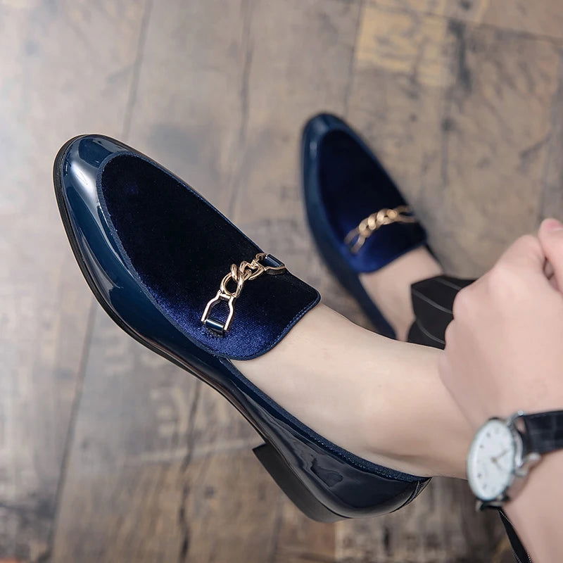 Mocassins Homme en Cuir Verni - Chic & Confort