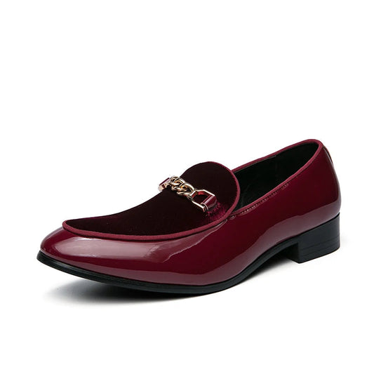 Mocassins Homme en Cuir Verni - Chic & Confort