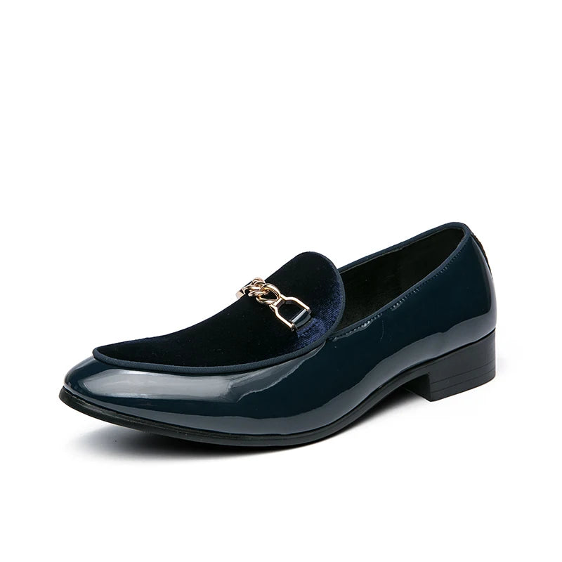 Mocassins Homme en Cuir Verni - Chic & Confort