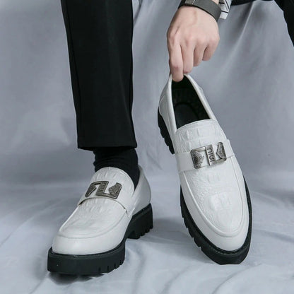 Mocassins Homme en Cuir Verni - Style Audacieux & Confortable