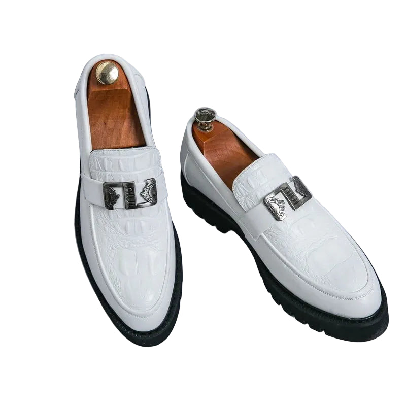 Mocassins Homme en Cuir Verni - Style Audacieux & Confortable