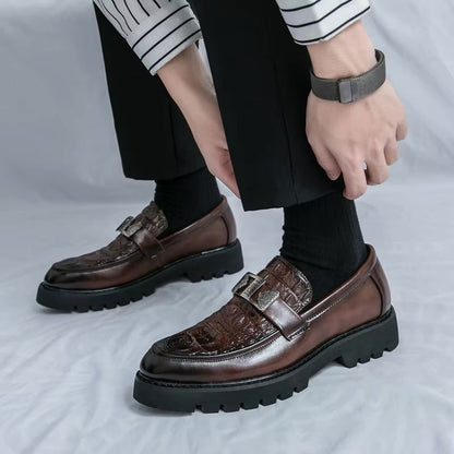 Mocassins Homme en Cuir Verni - Style Audacieux & Confortable