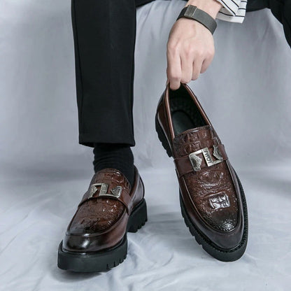 Mocassins Homme en Cuir Verni - Style Audacieux & Confortable