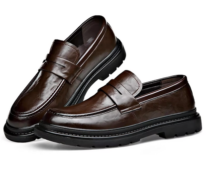 Mocassins Homme en Cuir Verni - Style Moderne et Confort