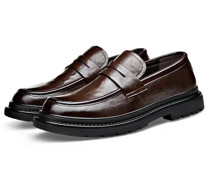 Mocassins Homme en Cuir Verni - Style Moderne et Confort