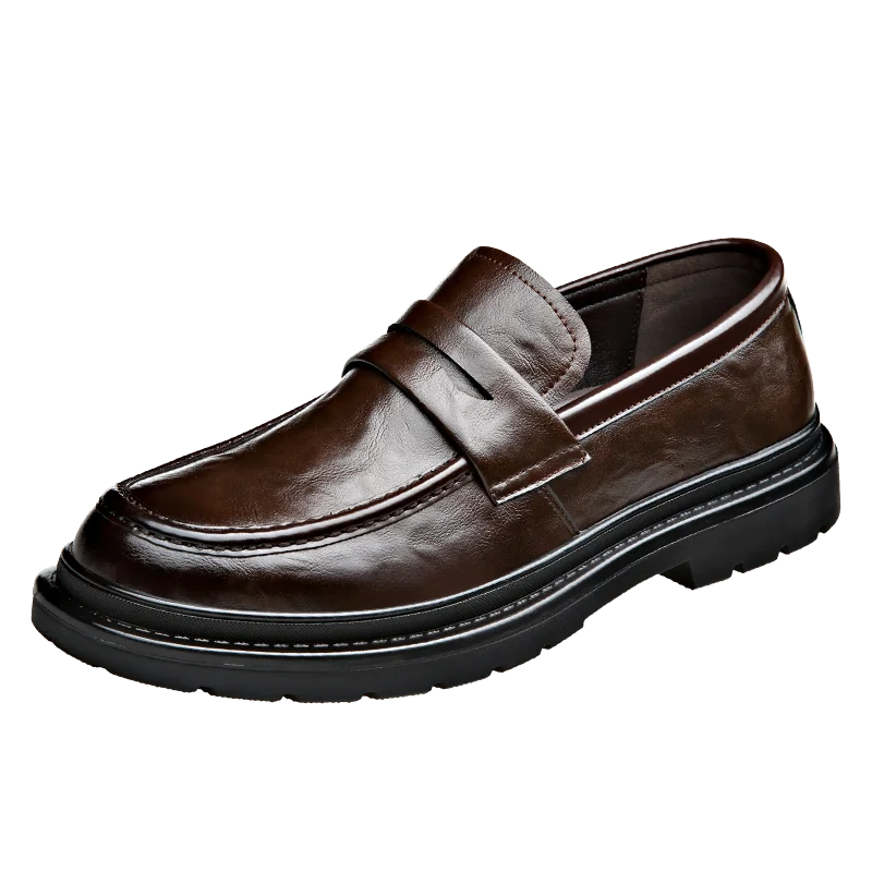 Mocassins Homme en Cuir Verni - Style Moderne et Confort