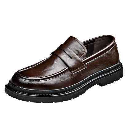 Mocassins Homme en Cuir Verni - Style Moderne et Confort