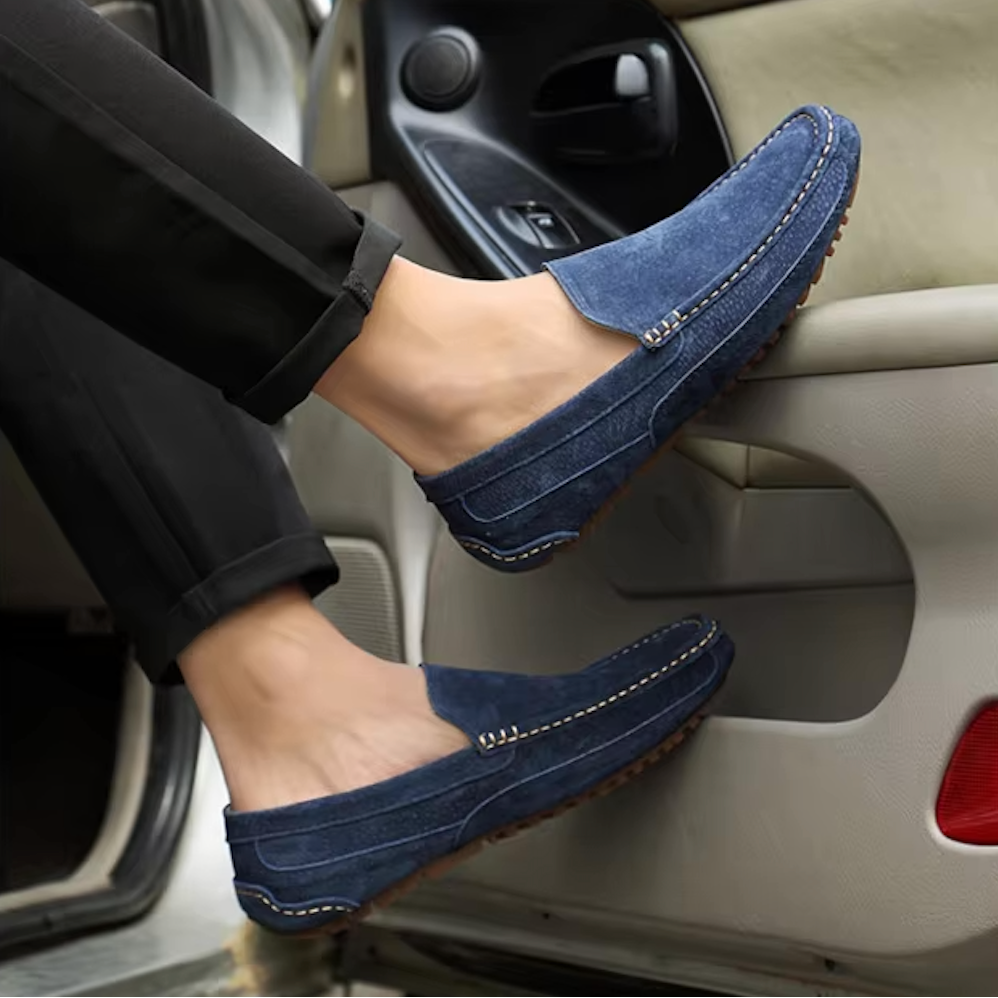 Mocassins Homme en Daim - Simplicité et Confort