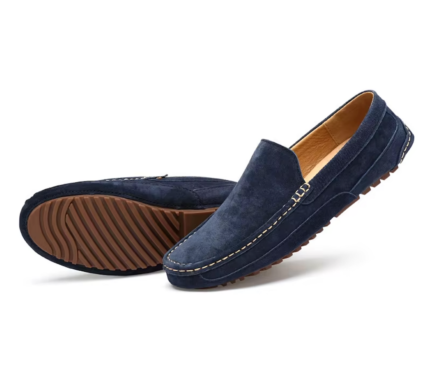 Mocassins Homme en Daim - Simplicité et Confort