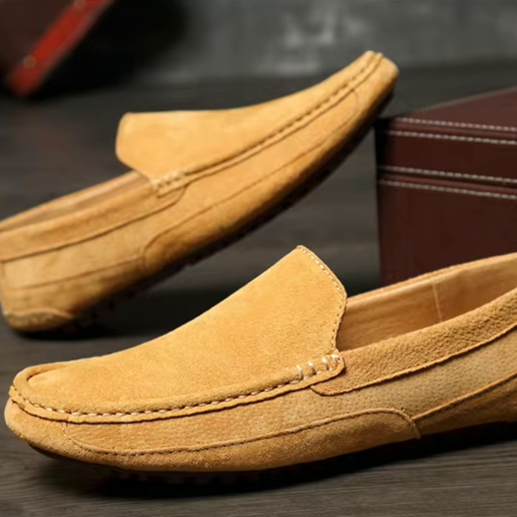 Mocassins Homme en Daim - Simplicité et Confort