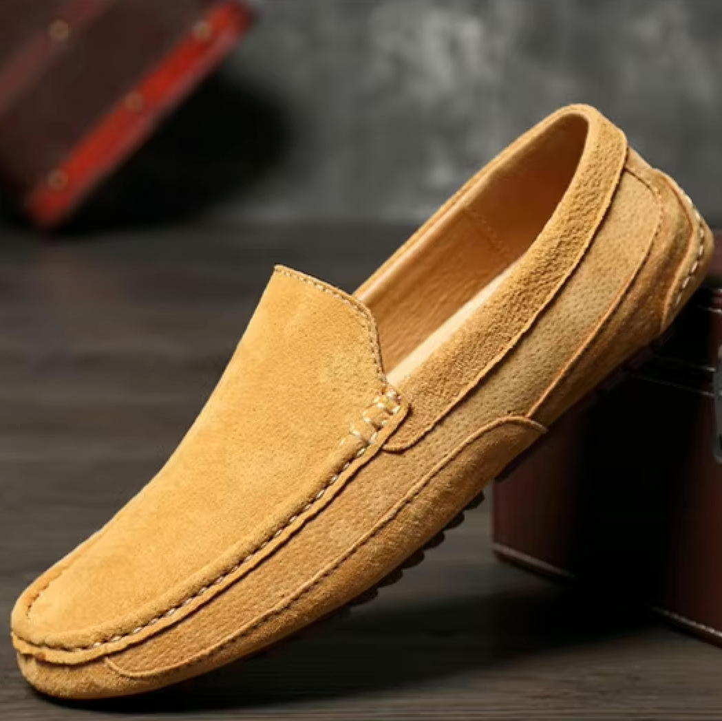 Mocassins Homme en Daim - Simplicité et Confort