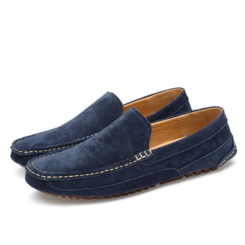 Mocassins Homme en Daim - Simplicité et Confort