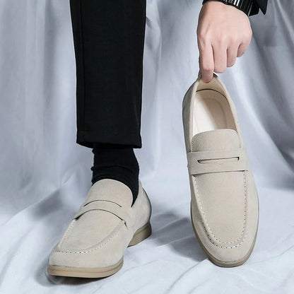 Mocassins Homme en Daim - Style Raffiné