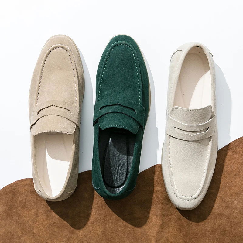 Mocassins Homme en Daim - Style Raffiné