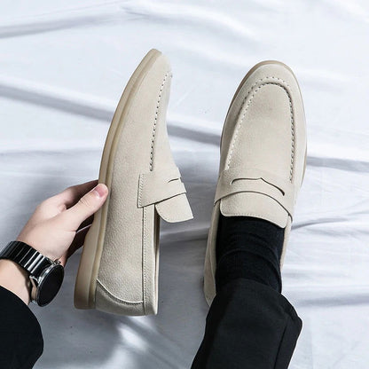 Mocassins Homme en Daim - Style Raffiné