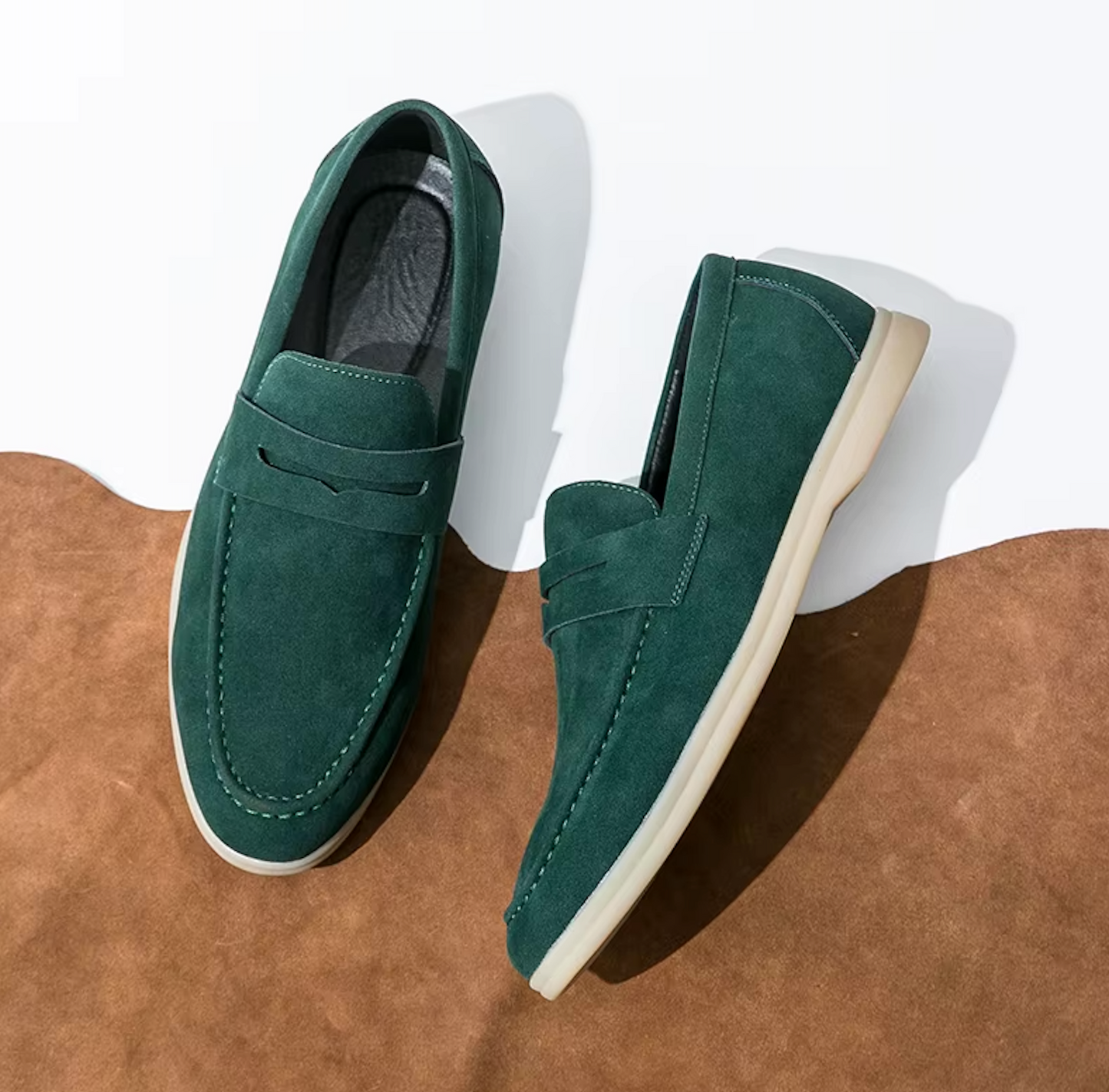 Mocassins Homme en Daim - Style Raffiné