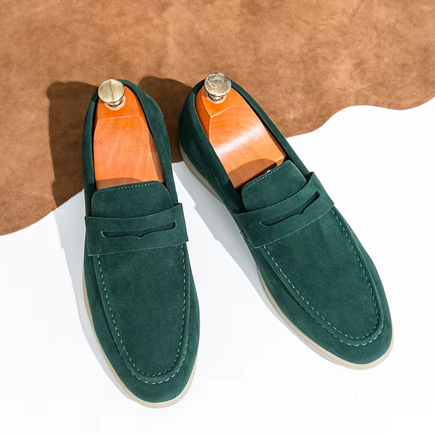 Mocassins Homme en Daim - Style Raffiné