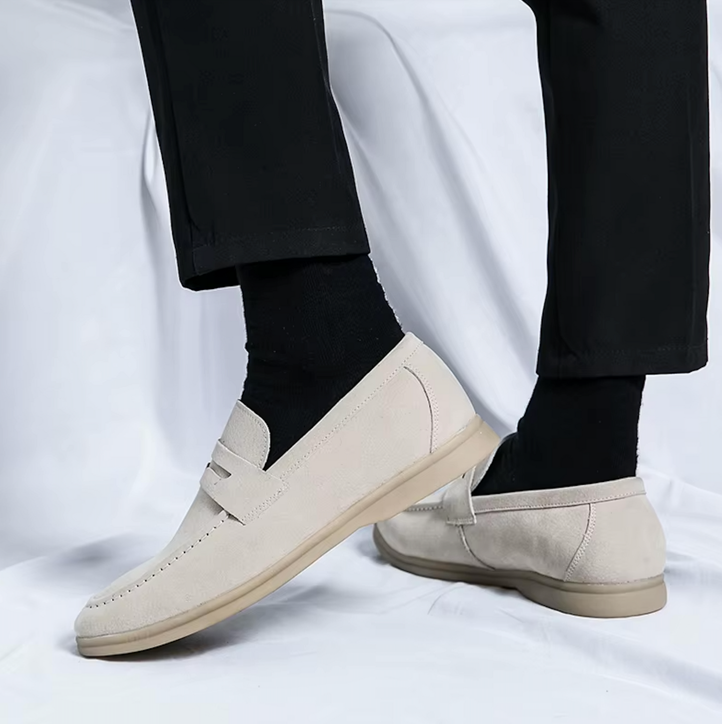 Mocassins Homme en Daim - Style Raffiné