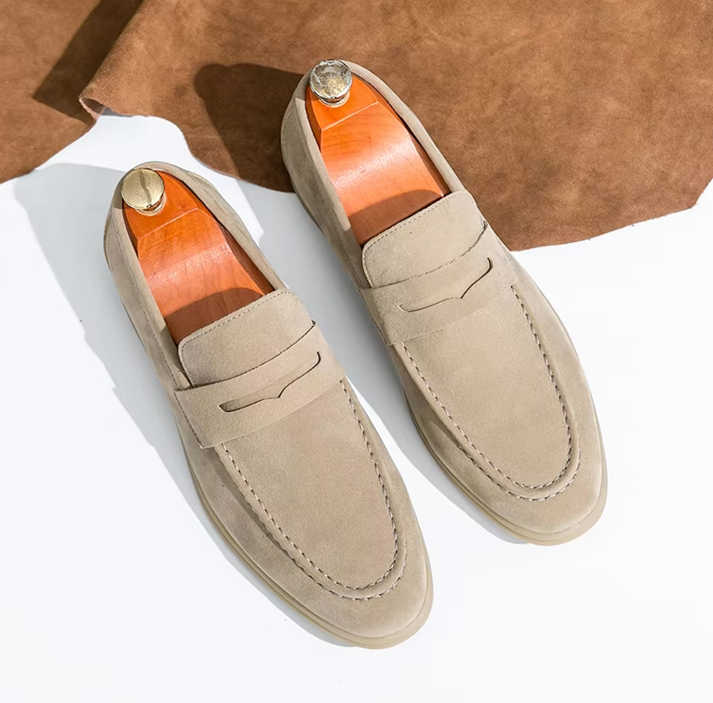 Mocassins Homme en Daim - Style Raffiné