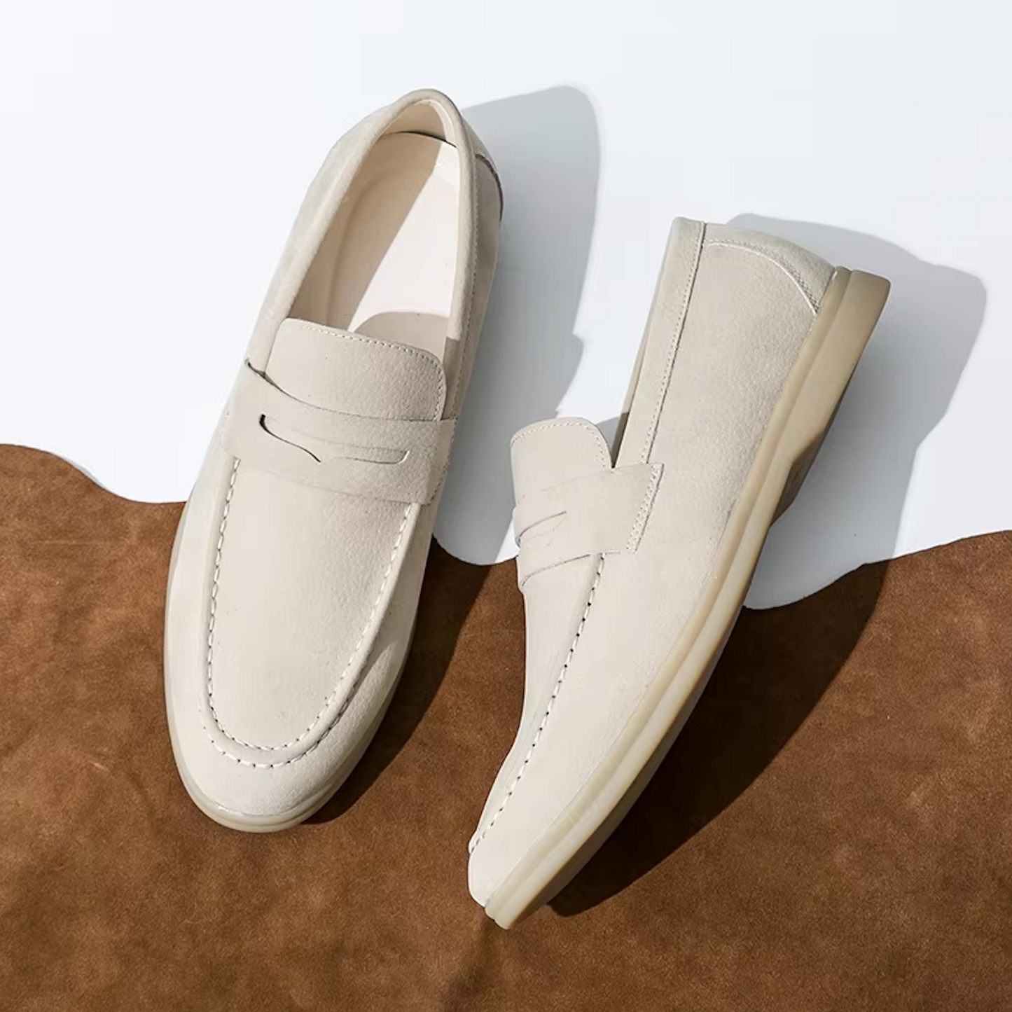 Mocassins Homme en Daim - Style Raffiné