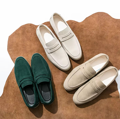 Mocassins Homme en Daim - Style Raffiné