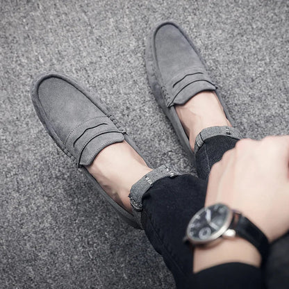 Mocassins Homme en Daim Classique - Confort & Style