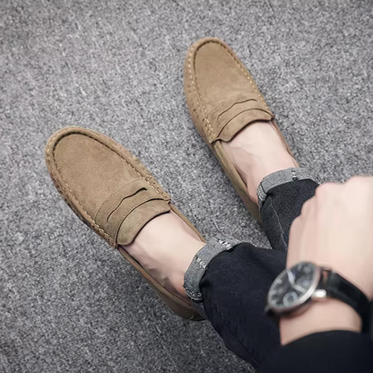 Mocassins Homme en Daim Classique - Confort & Style