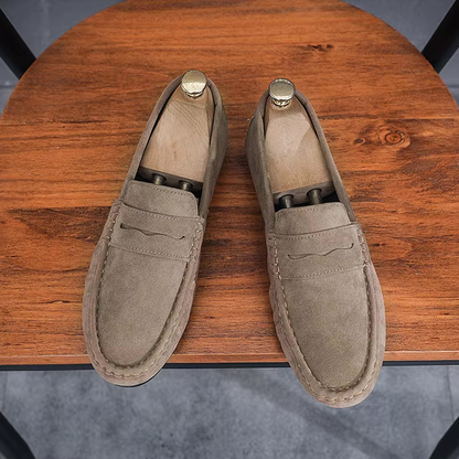 Mocassins Homme en Daim Classique - Confort & Style