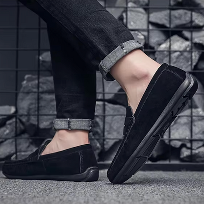 Mocassins Homme en Daim Classique - Confort & Style