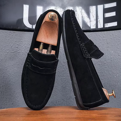 Mocassins Homme en Daim Classique - Confort & Style