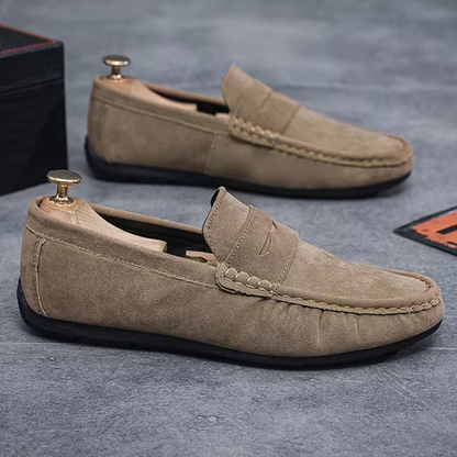Mocassins Homme en Daim Classique - Confort & Style
