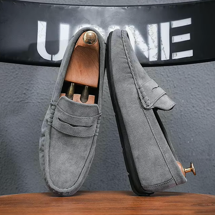 Mocassins Homme en Daim Classique - Confort & Style